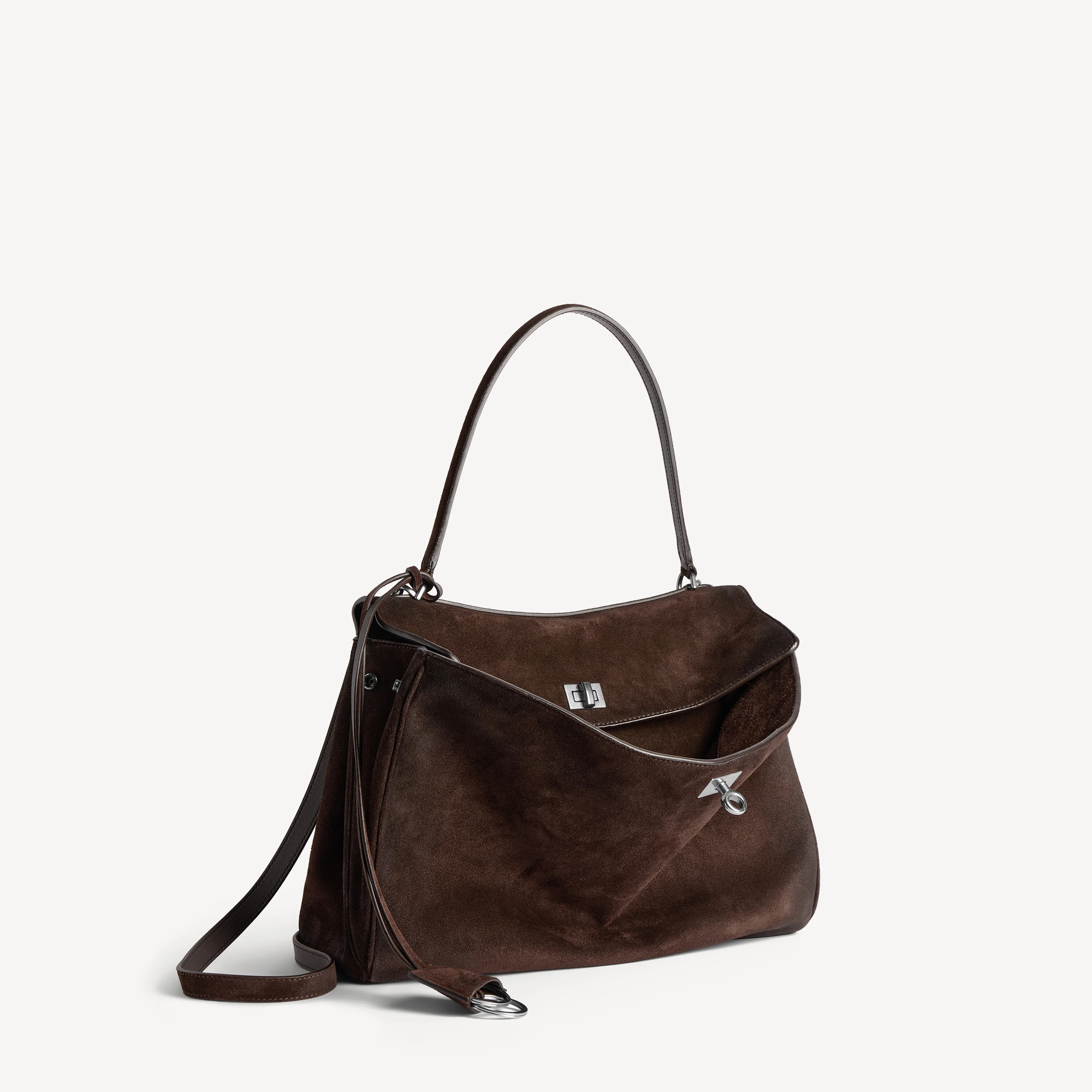 Women's Rodeo Handbag Medium In Light Espresso - Image 4