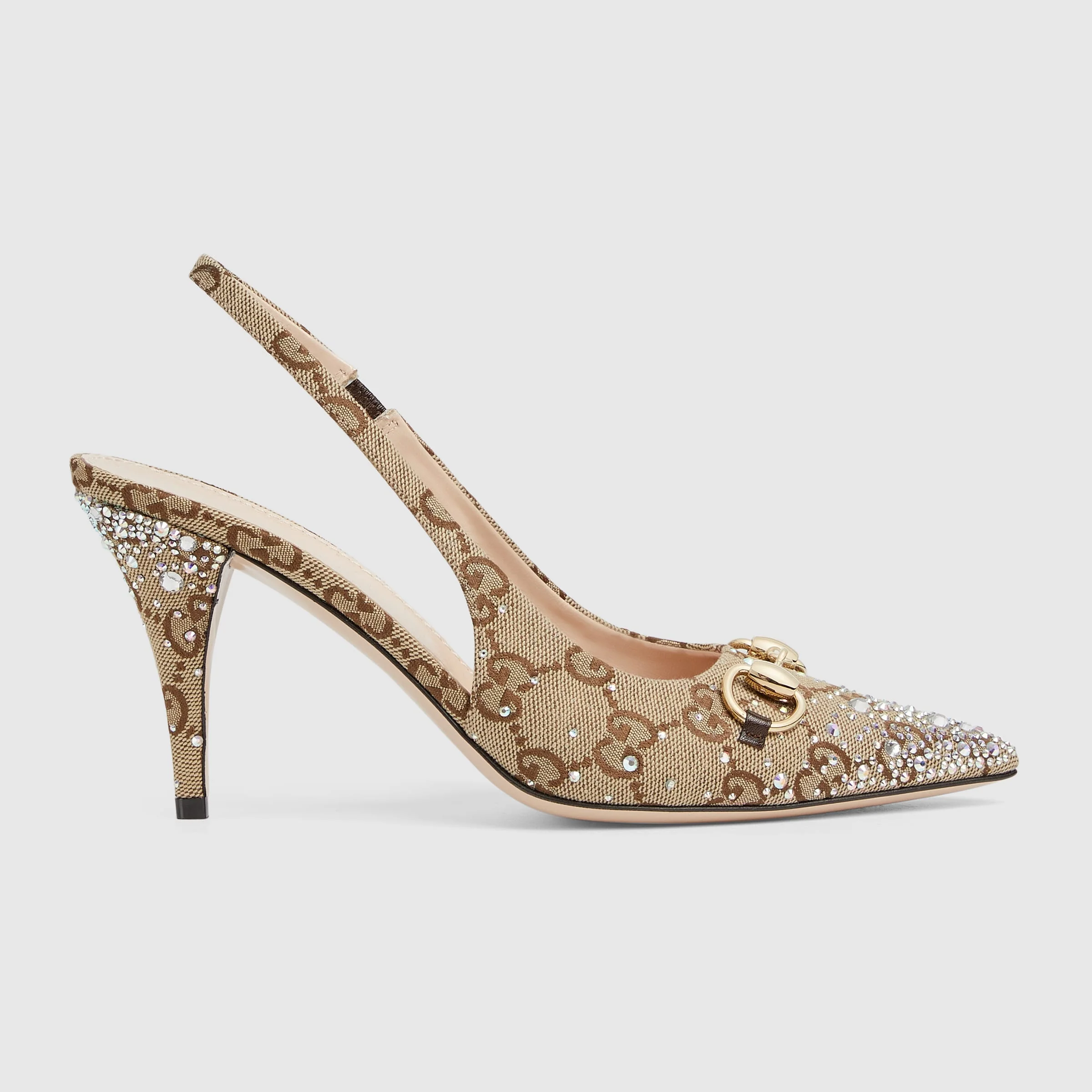 Women's Slingback Pump With Crystal Horsebit - Image 5