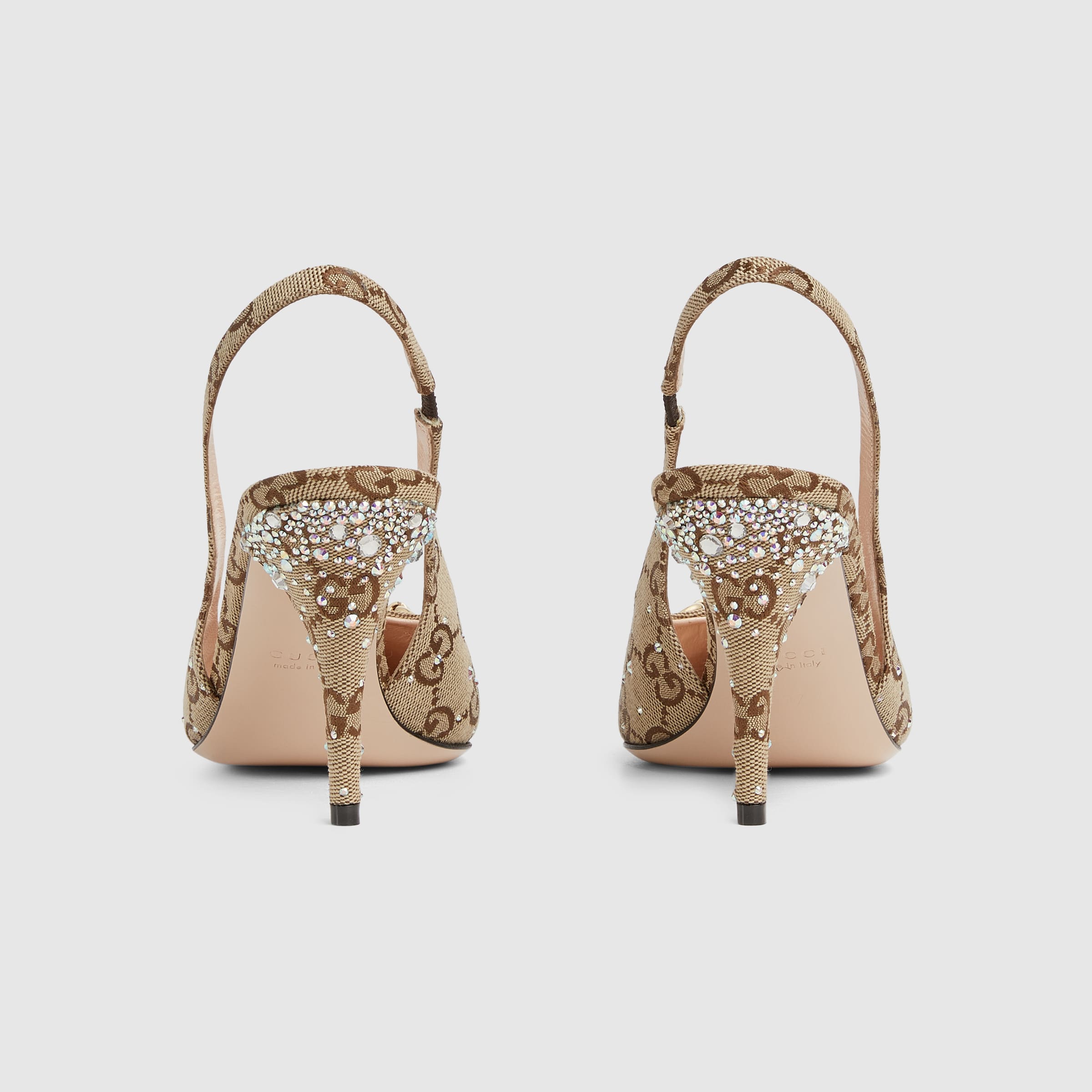 Women's Slingback Pump With Crystal Horsebit - Image 7