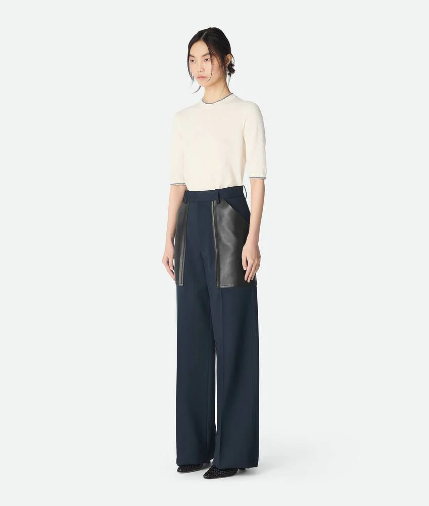 Wool And Cotton Trousers - Image 2