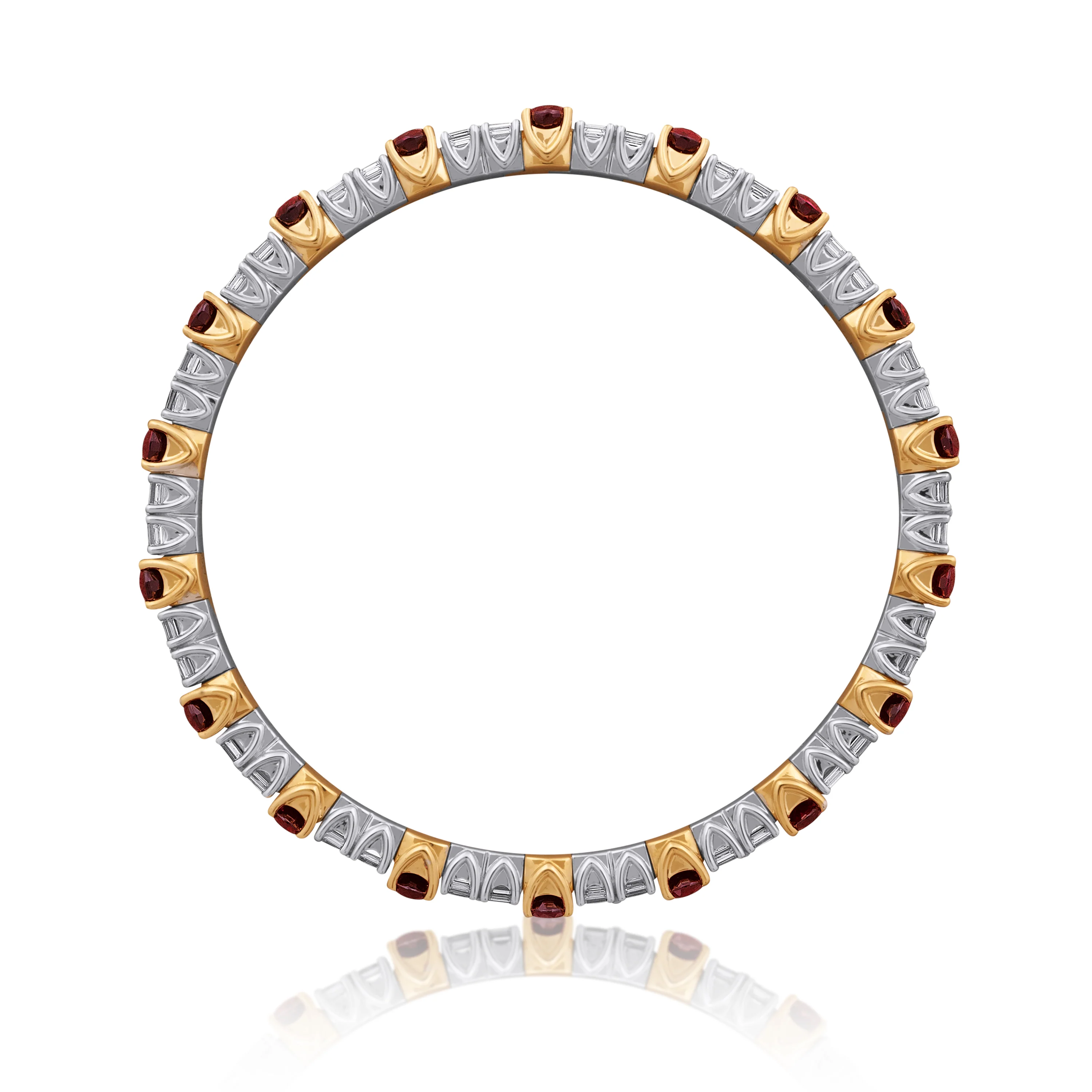 Xpandable™ diamond and ruby bracelet - Image 3