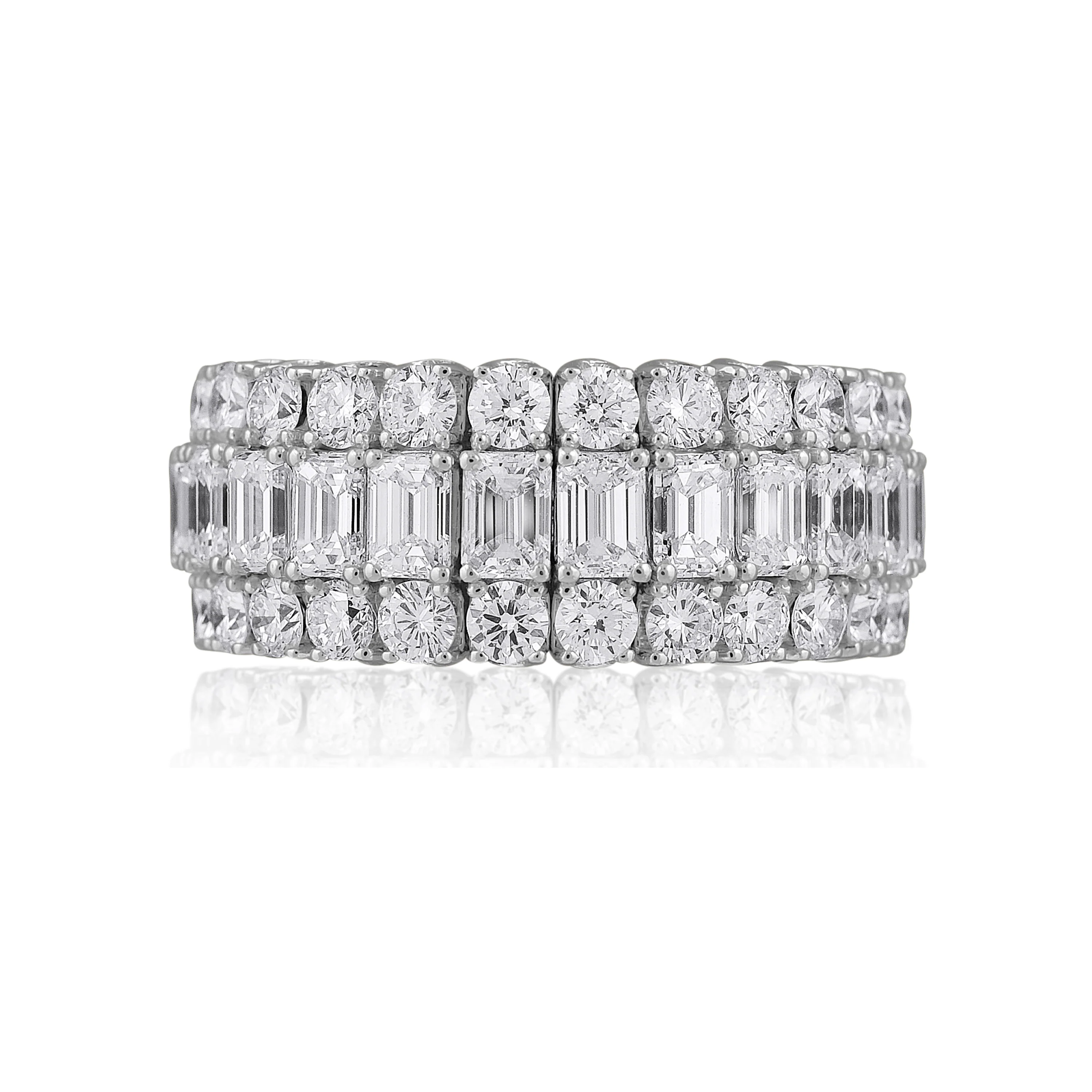 Xpandable™ half-way set diamond band - Image 3