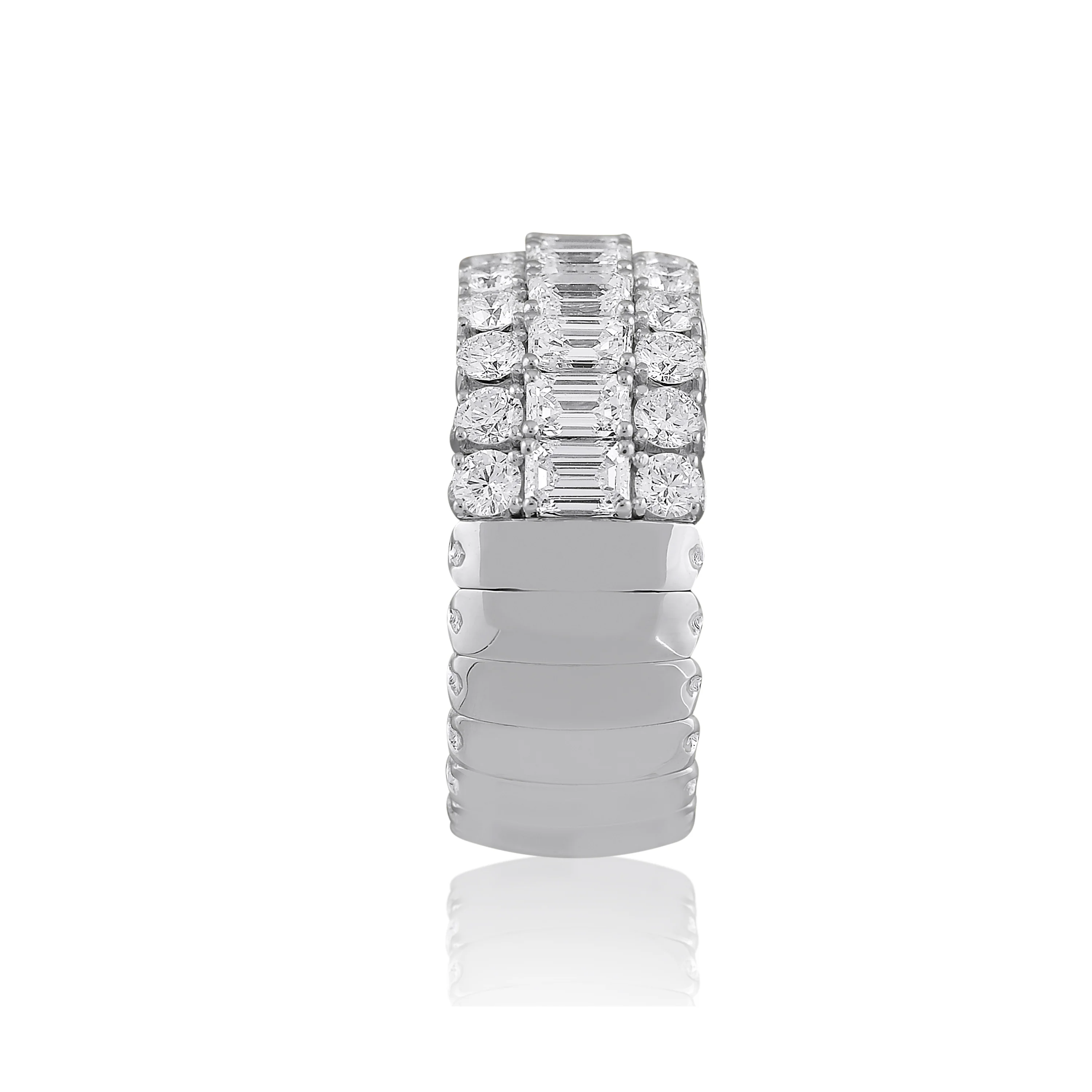 Xpandable™ half-way set diamond band - Image 4