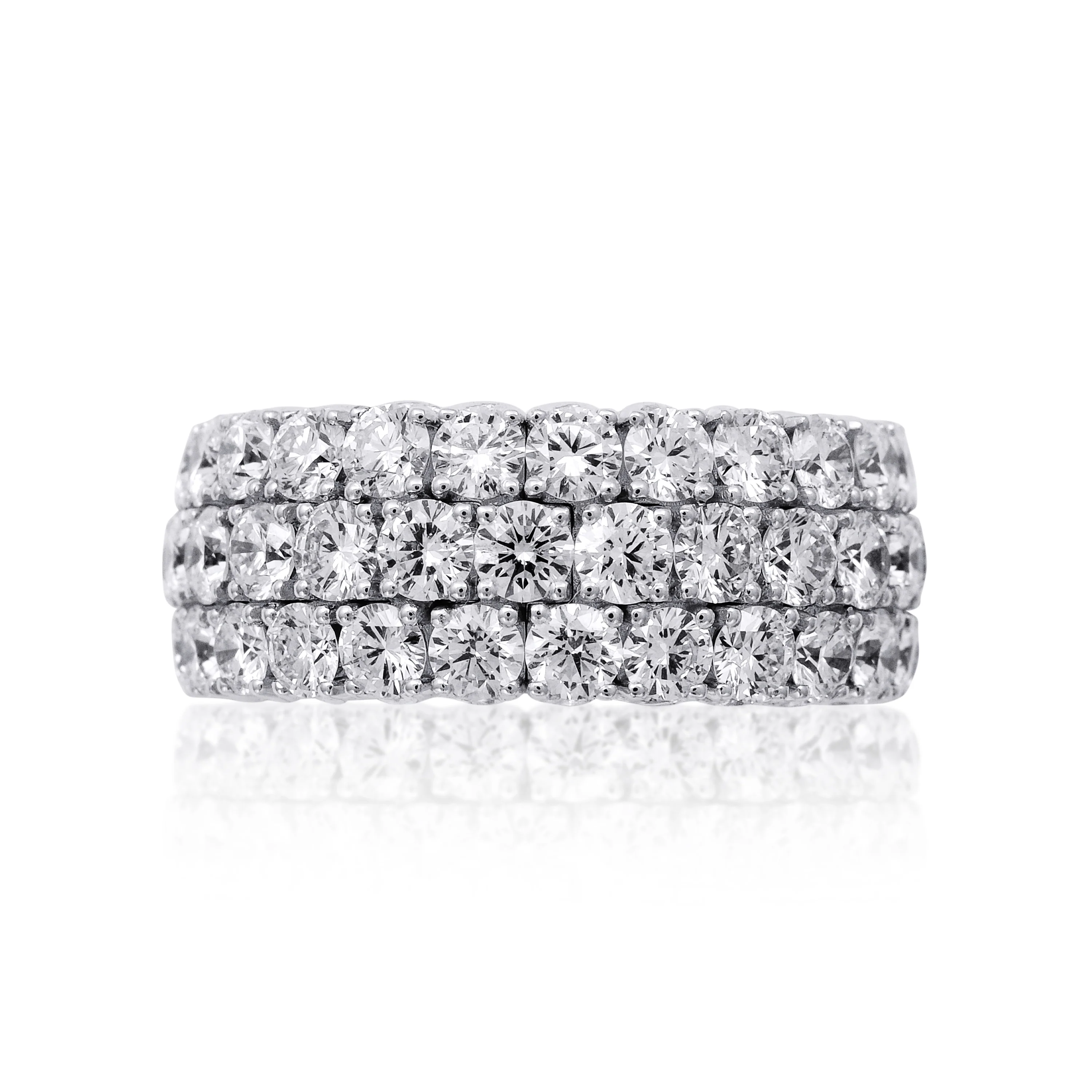 Xpandable™ three-row diamond band - Image 3